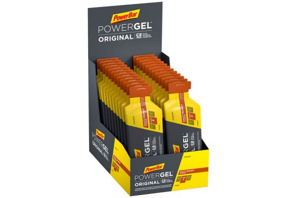 Gel énergétique PowerBar Powergel Original Cacahuète Salée x24