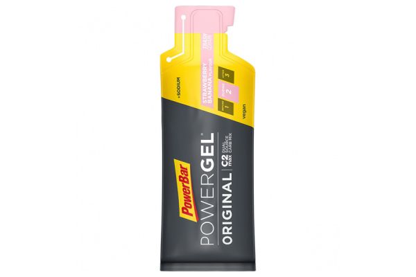 Gel energético PowerBar Powergel Original Fresa Banana x24