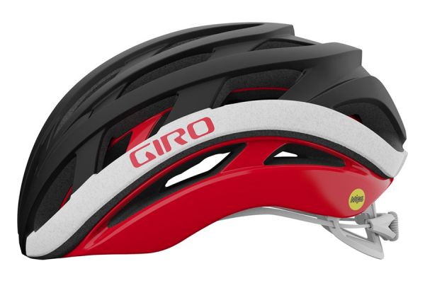 Giro Helios Spherical Helm - Schwarz/Rot