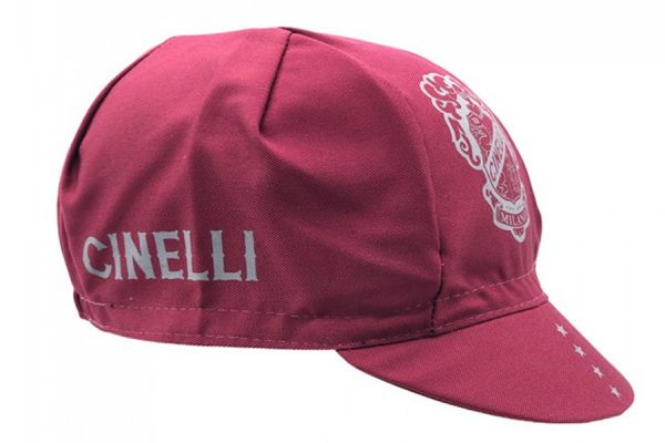 Cinelli Crest Burgundy Cap