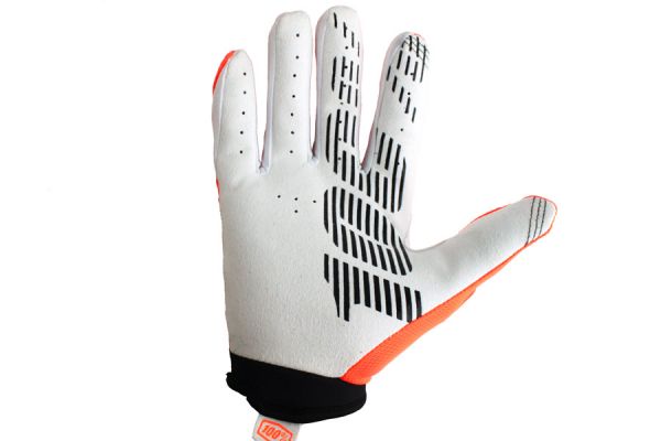 100% iTrack Handschuhe - orange/weiß