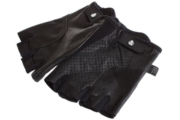 BLB Classic Sport Halbfinger-Handschuhe - schwarz