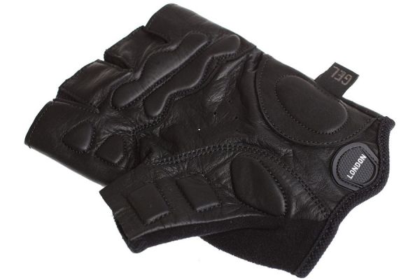 BLB Classic Sport Halbfinger-Handschuhe - schwarz