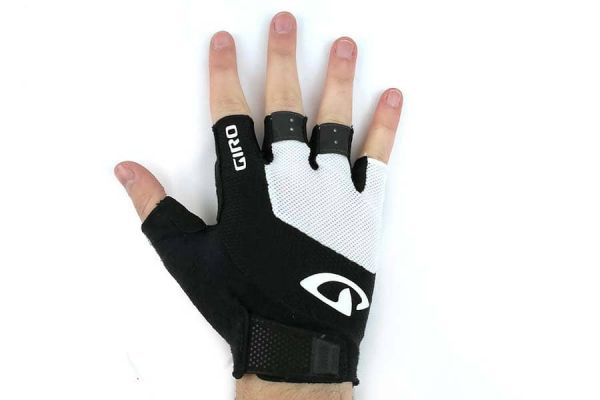 Giro Bravo Gel Halbfinger-Handschuhe - weiß/schwarz