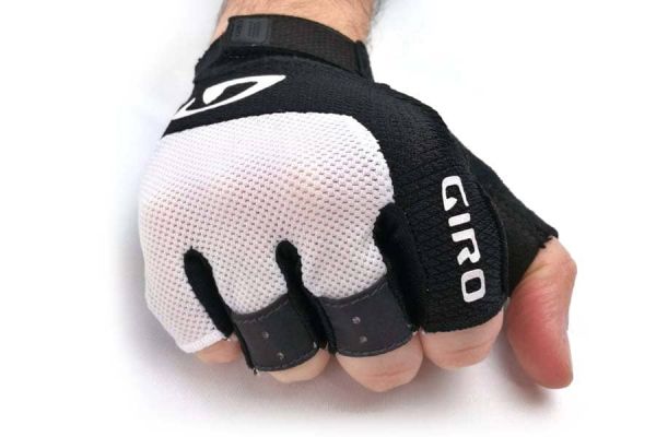 Giro Bravo Gel Halbfinger-Handschuhe - weiß/schwarz