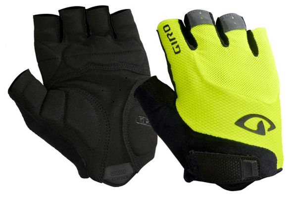 Giro Bravo Gel Halbfinger-Handschuhe - neongelb/schwarz