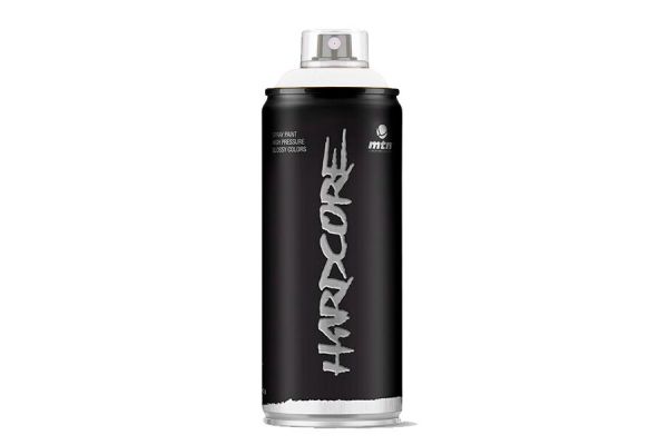 Vernice Spray Montana MTN Hardcore Bianco Satinato