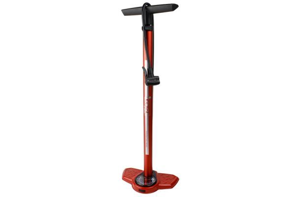 Eltin Aluminium Pro Gauge floor pump - Red