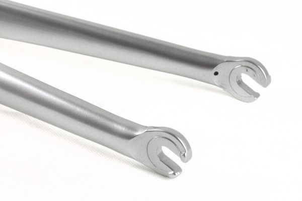 Aluminum straight﻿ Fork - Gun grey 