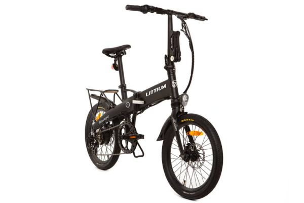 Bicicletta elettrica pieghevole Littium Ibiza Dogma 04 10,4AH Nero