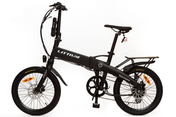 Bicicletta elettrica pieghevole Littium Ibiza Dogma 04 10,4AH Nero