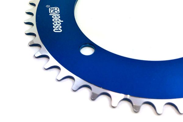 Csepel Teta Chainring 46t - Sky Blue