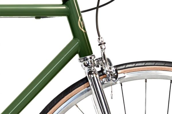 Jitensha Tokyo Single Speed Bike - Matcha/Alu/Camel