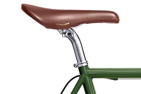 Jitensha Tokyo Fixie & Single-speed cykel - Matcha/Alu/Camel