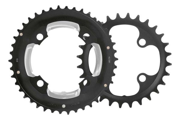 FSA E-Bike 2x Chainring set 104/64mm 38x24T - Black