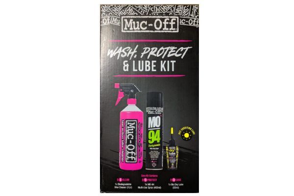 Kit de lavado, protección y lubricación Muc-Off para clima seco