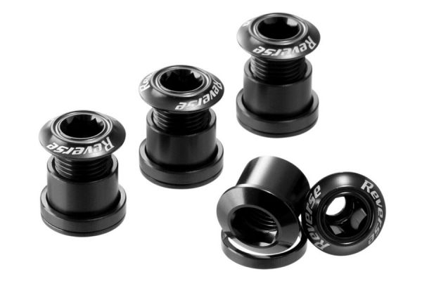 Reverse Chainring Screws Kit (4x) - Black