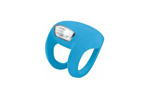 Lumière Knog Frog Strobe Bleu