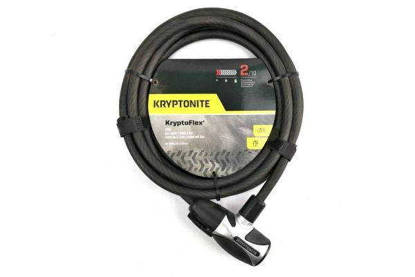 Candado de cable Kryptonite KryptoFlex 1230 Key Negro