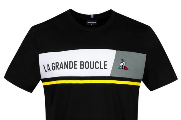 Maglietta Le Coq Sportif TDF La Grande Boucle Nero