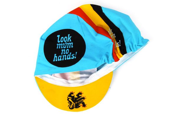 Look Mum No Hands! Belgian Stripe Cap