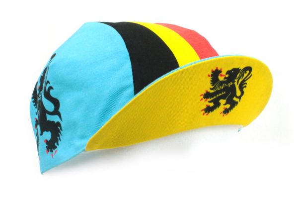 Cappellino Look Mum No Hands! Belgian Stripe