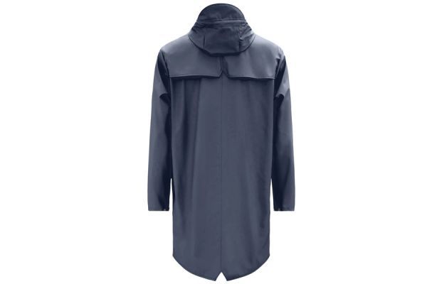 Rains Long Jacket Fietsjas - Blauw