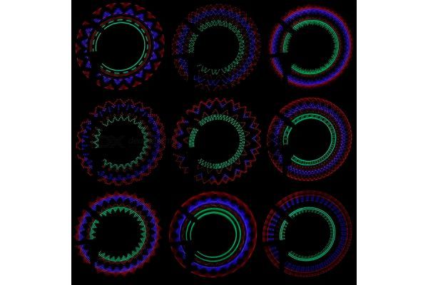 Lumières pour rayon de roue DX 32 LED DIY