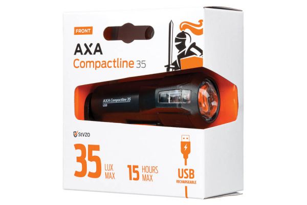 Lumière avant AXA Compactline 35lux Noir