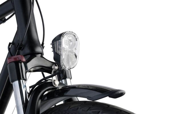 AXA Echo 15 Steady Auto Front Light - Black