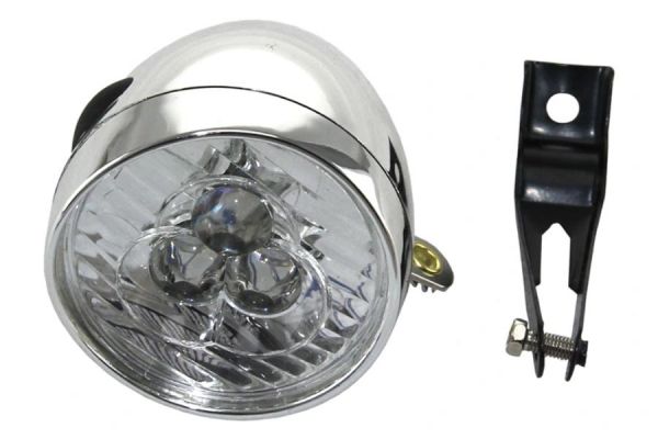 OXC Ultratorch Retro Voorlicht 3 leds - Zilver