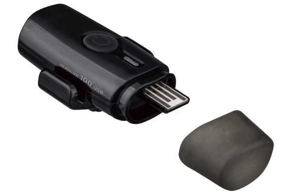 Luce anteriore Topeak HeadLux 100 USB Nero