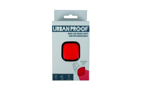 Urban Proof LED USB Frontlicht 70Lm- Rot