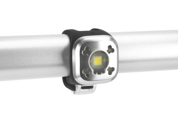 Lumière Knog Blinder 1 Skull argent