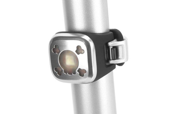 Knog Blinder 1 Skull Fietslicht - Zilver