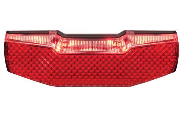 Luz trasera AXA Blueline Steady 80mm Rojo