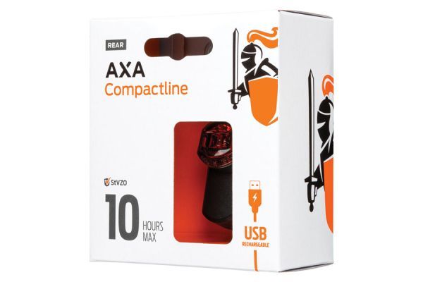 Luce posteriore AXA Compactline USB Nero