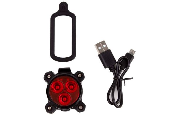 Luce posteriore Eltin Usb Nero