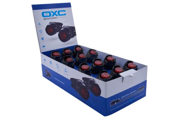 OXC Multipack Brightspot Rücklicht LEDs 12 E - Schwarz