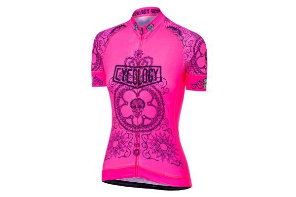 Maillot Cycology Day of the Living Mujer Rosa