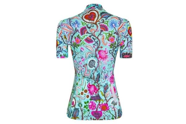 Maillot Cycology Secret Garden Mujer Turquesa