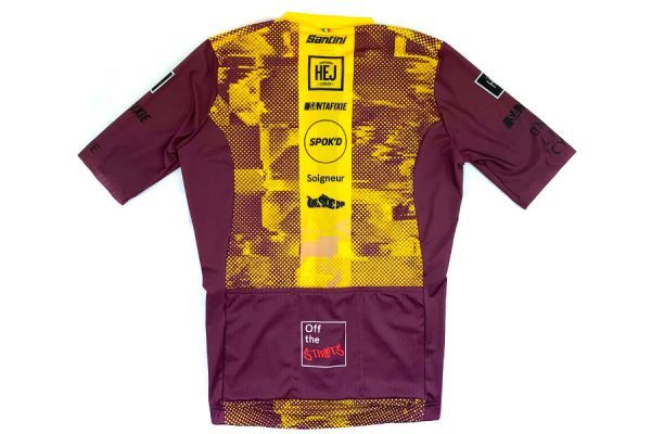 Maillot Santini One Life Cycle Team Granate/Amarillo