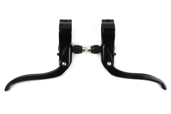 Pair Leviers Frein Alhonga 22,2-24mm Noir