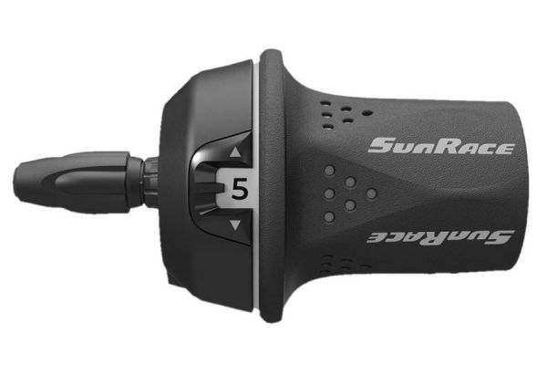 SunRace TSM21 Drejeligt gearskift 5S - Sort