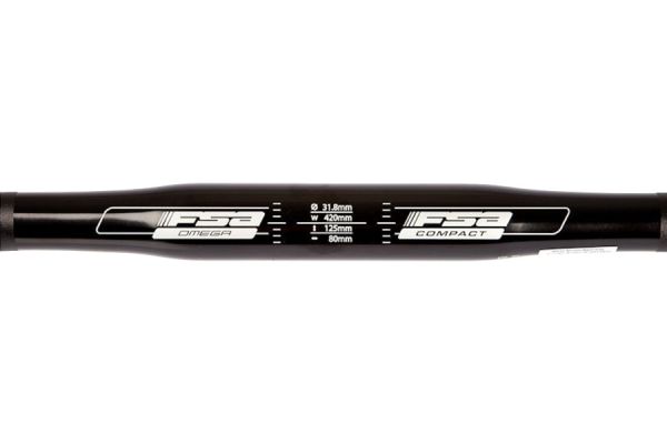 FSA Omega Compact Handlebar 31.8 mm - Black