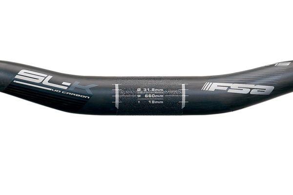 Cintre FSA SL-K MTB Carbon Riser 31.8 mm Noir