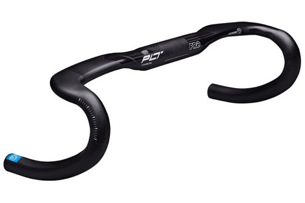 Manubrio PRO PLT Carbon Ergo 31.8 mm Nero