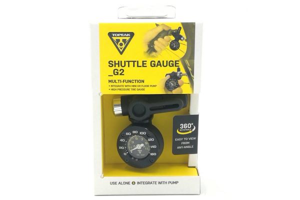 Manómetro Topeak Shuttle Gauge G2 Análogico Negro