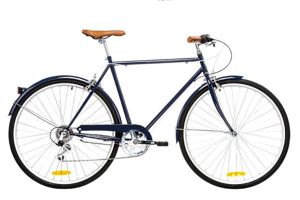 Reid Mens Roadster Navy Classic City Bike