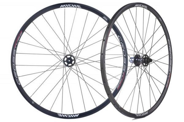 Paire de Roues Miche Cross Tube DX Shimano Tubular Route Noir